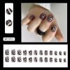 Black Hill pattern Short Nails - Image 5