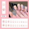 Flame French Tip Medium Nails - Image 5