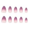 OMBRÉ PURPLE MEDIUM NAILS - Image 2