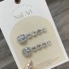 Diamond Toe Nails Handmade Nails