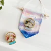 Snowglobe - Glitter liquid pin with display banner Pink | Quote Lovin' | Eid gifts