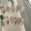 H10 Blusher Handmade Coffin Nail Gentle Matte pink lotus