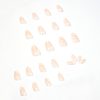 M16 Nude flower French Medium Nail - Image 5
