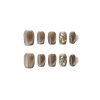 H2 Blusher Handmade Coffin NailFrench Diamond Manicure - Image 4