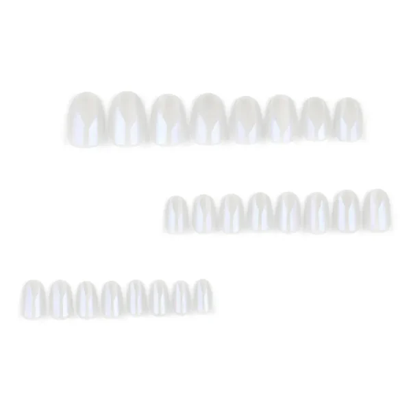 Auroral Light Blue Short Summer Nails-2